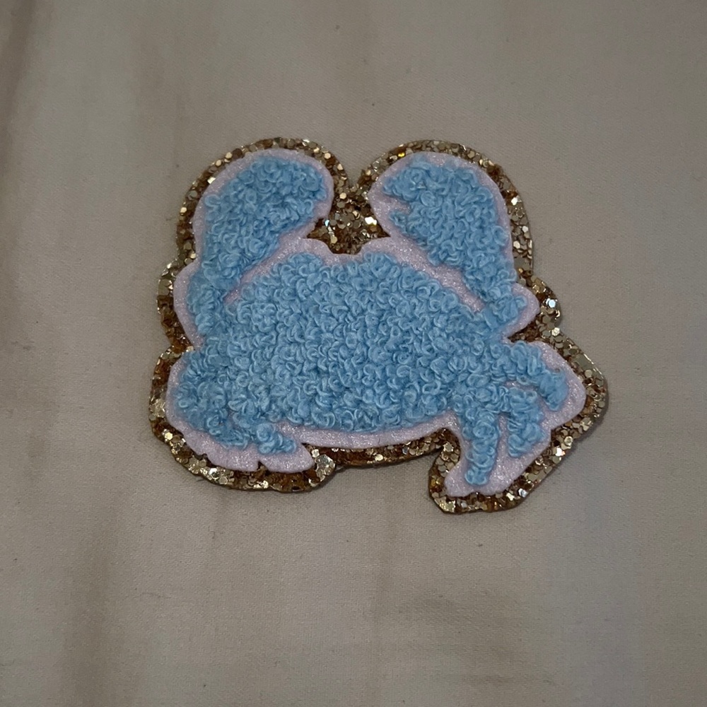 Stoney Clover Crab Glitter Patch